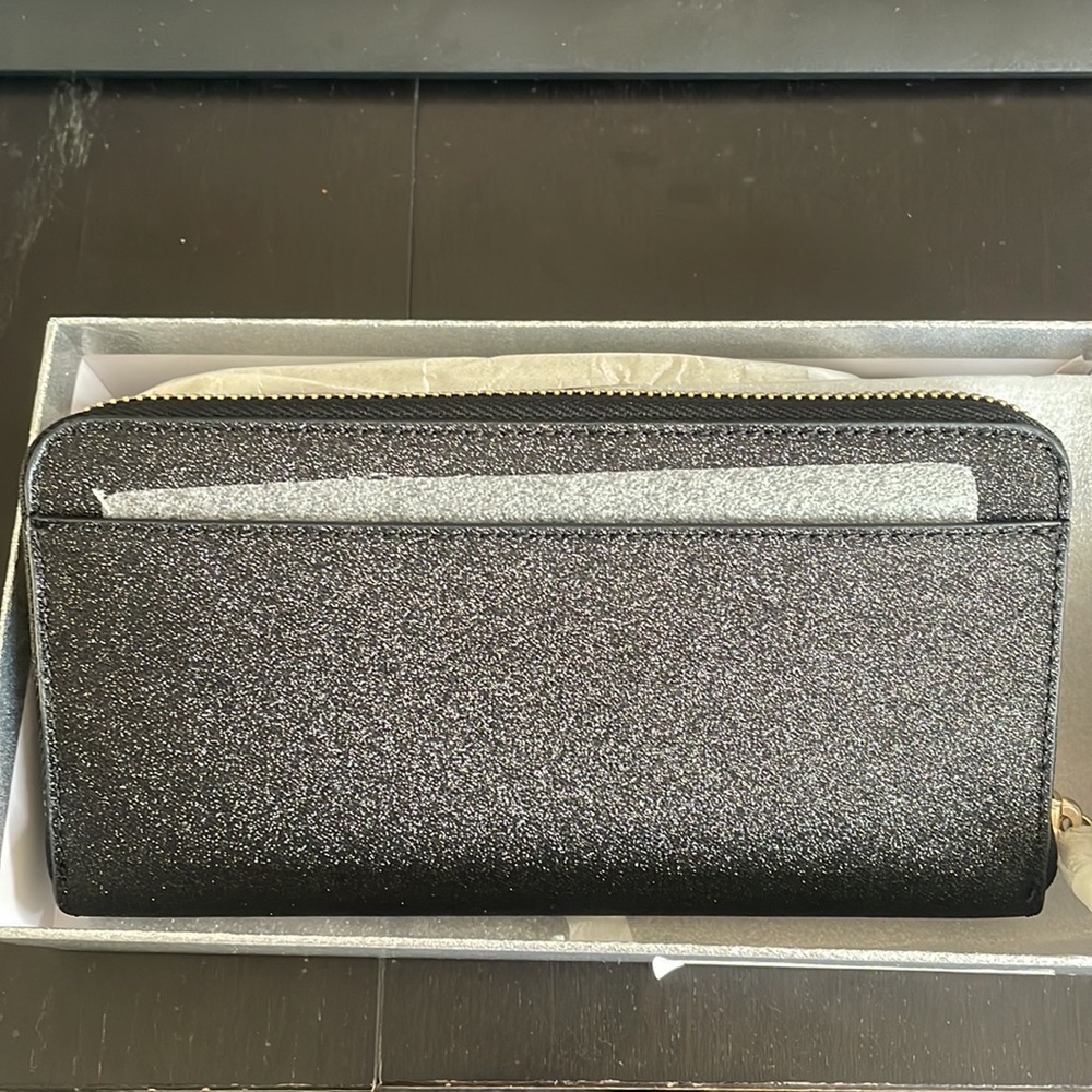 Kate Spade Shimmy Glitter Large Continental Wallet - Picture 4 of 7